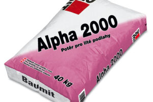 Baumit Alpha – litý potěr na bázi sádrovce