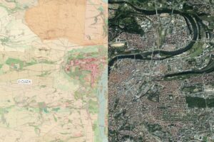 Interaktivní výstava Dvě Prahy: Město z ptačí perspektivy