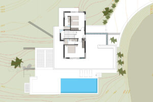 Středomořská vila s okenními a posuvnými systémy Schüco