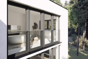 Skyforce – stylově skleněné zábradlí pro okna REHAU