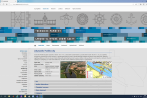 Webová aplikace Technické památky Labsko-vltavské vodní cesty