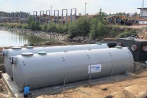 Čištění dešťových vod od ropných látek v areálu Pfeifer Holz