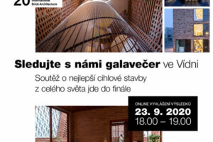 Soutěž o nejlepší cihlové stavby z celého světa jde do finále