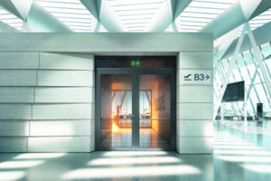 Dveřní systémy Schüco FireStop ADS 90 FR 90 dosahují nejvyšší třídy požární odolnosti