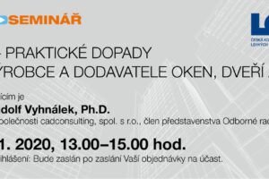 Videoseminář: BIM - praktické dopady na výrobce a dodavatele oken, dveří a LOP