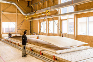 Hotel Tirol Lodge postavený z modulů EGGER