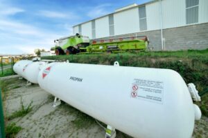 Kam umístit nádrž na kapalný propan?