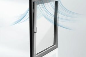 Nové akustické okno Schüco AWS 90 AC.SI snižuje hluk i při větrání