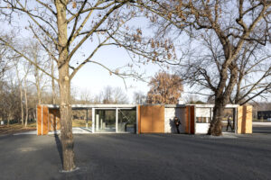 Pavilon na Výstavišti se otevírá do parku