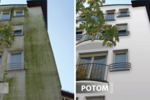 Prevence a odstranění řas a plísní na fasádě