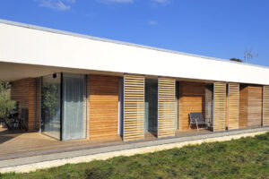 Pasivní dům s dřevěnou masivní konstrukcí