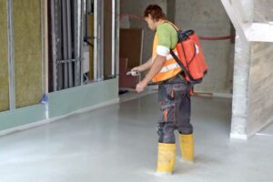 Účinné vysoušení cementového litého potěru CEMFLOW