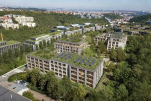 Radlický Dřevák  - první bytový dům ze dřeva s téměř 80 byty