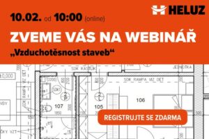 Webinář: Vzduchotěsnost staveb od teorie po praxi