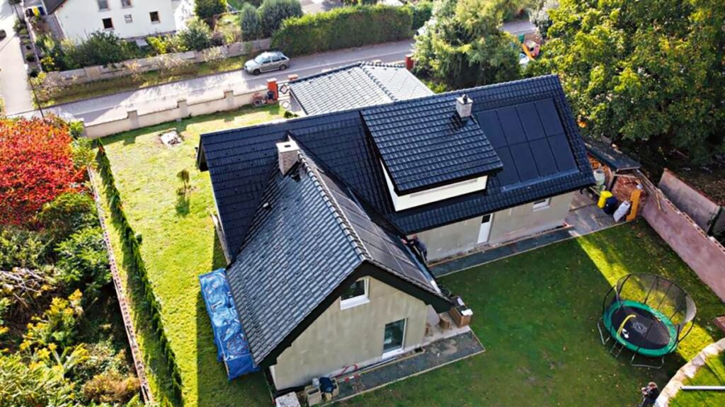 Střecha po dokončení sanačních prací